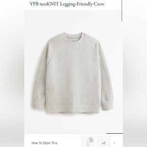 Abercrombie YBP neoknit crew